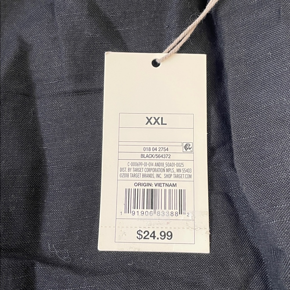 NWT Women’s Black Drawstring Pants.  Size XXL. - Picture 2 of 5